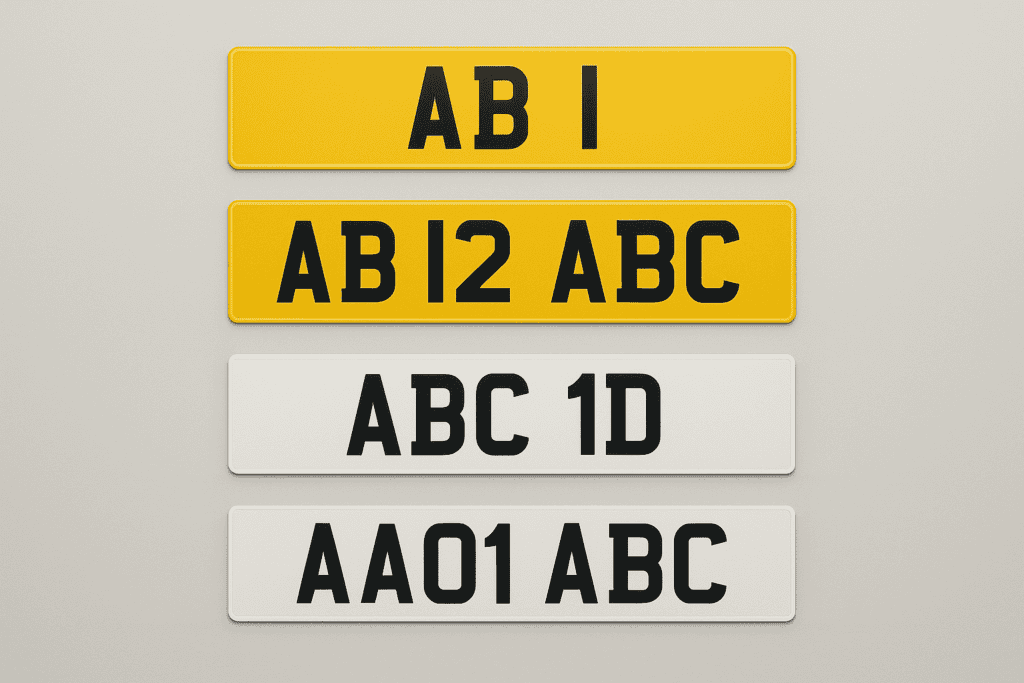 Private Number Plate Formats and Rules
