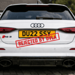 Private Plate Rejected by the DVLA