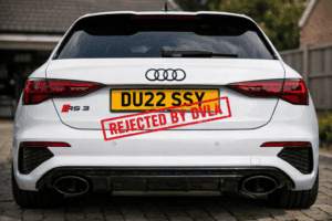 Private Plate Rejected by the DVLA