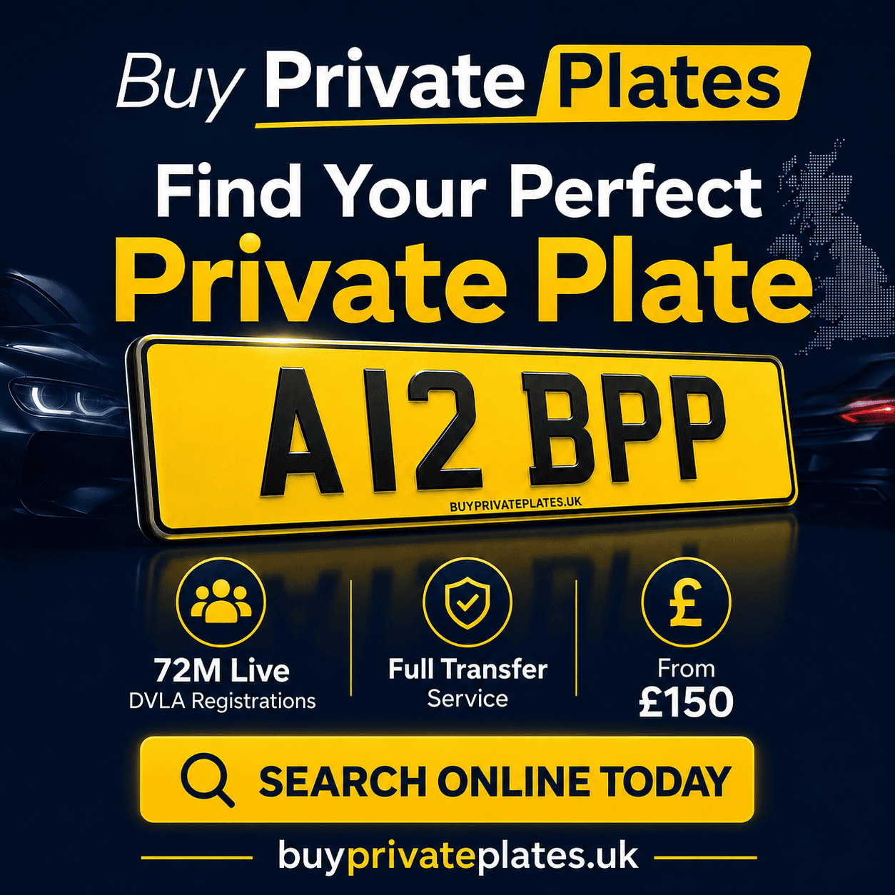 Buy personalised number plates